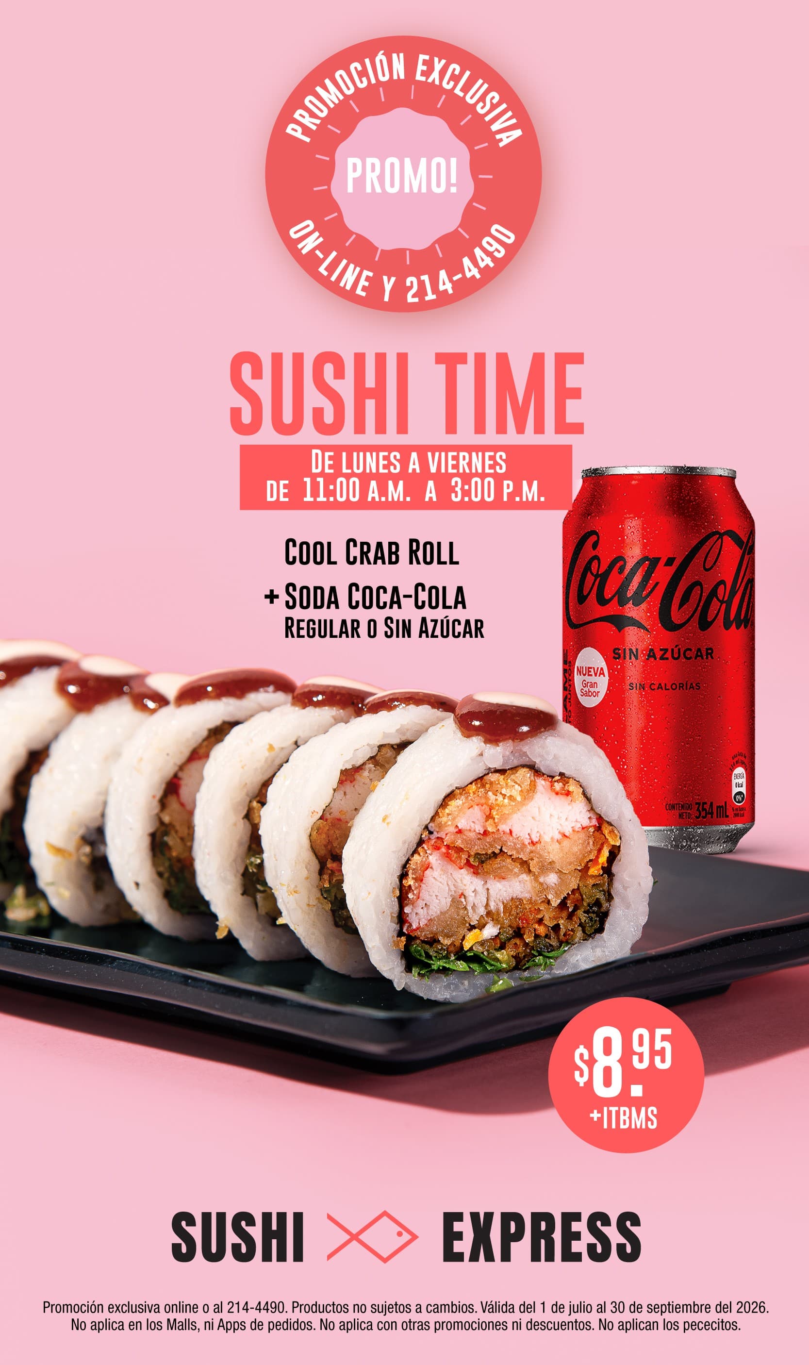 SUSHI TIME COOL CRAB ROLL